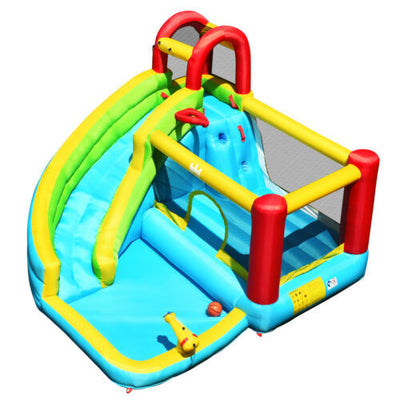 Kids Bounce Castle Backyard Inflatable Playground with Water Slides