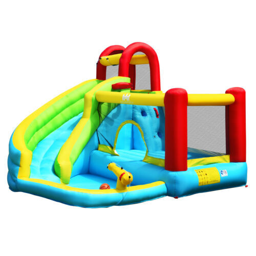 Kids Bounce Castle Backyard Inflatable Playground with Water Slides