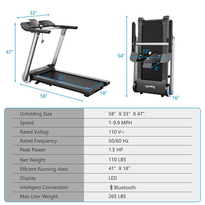 Italian Designed Heavy Duty Folding Electric Treadmill for Gym Home