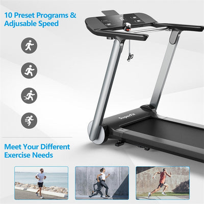 Italian Designed Heavy Duty Folding Electric Treadmill for Gym Home