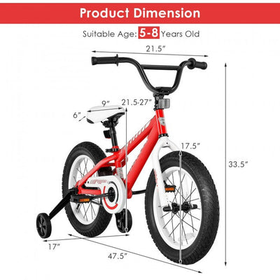 Kids Bike Bicycle with Training Wheels