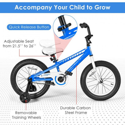 Kids Bike Bicycle with Training Wheels