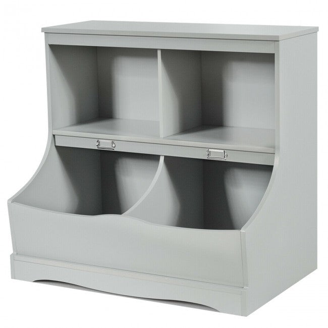 Kids Bookcase Toy Storage Organizer