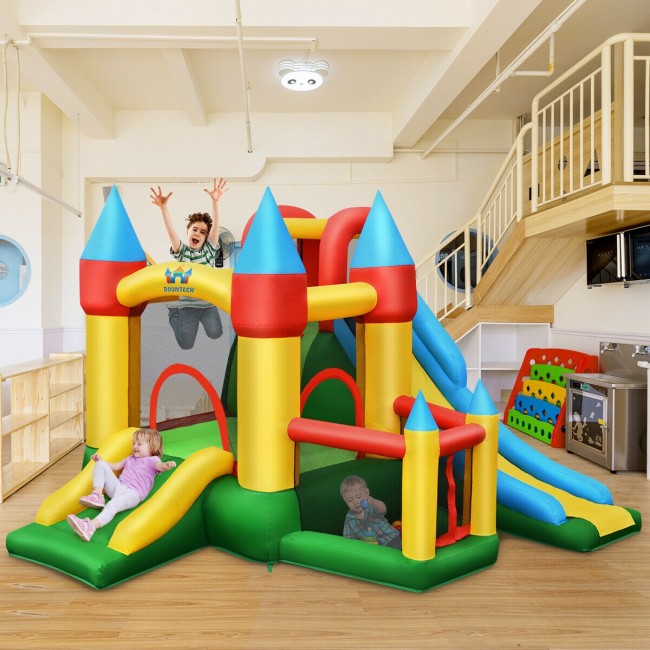 Kids Bounce House Inflatable Dual Slide Jumping Castle