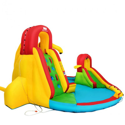 Kids Gift Inflatable Water Slide Bounce Park with 480W Blower