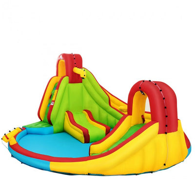 Kids Gift Inflatable Water Slide Bounce Park with 480W Blower