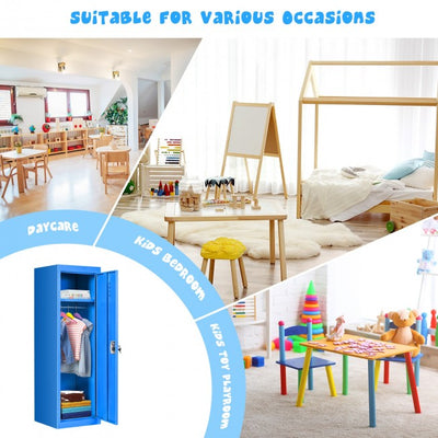 Kids Metal Locker Storage Cabinet for Toys