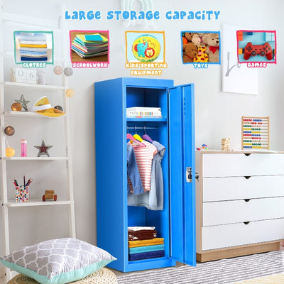 Kids Metal Locker Storage Cabinet for Toys