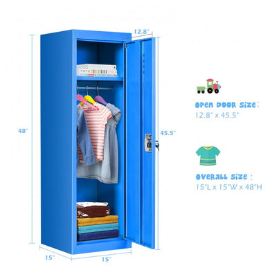 Kids Metal Locker Storage Cabinet for Toys