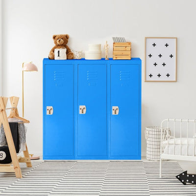 Kids Metal Locker Storage Cabinet for Toys