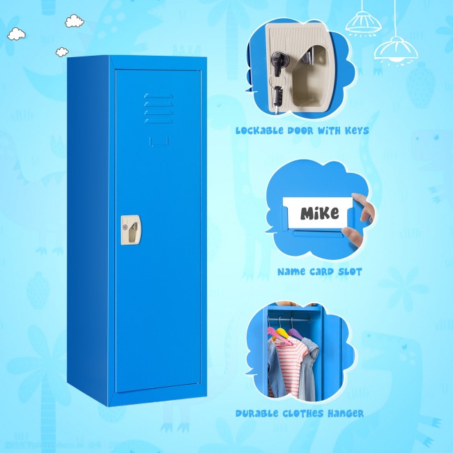 Kids Metal Locker Storage Cabinet for Toys