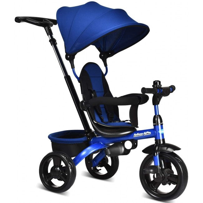 Kids Tricycle with Adjustable Canopy