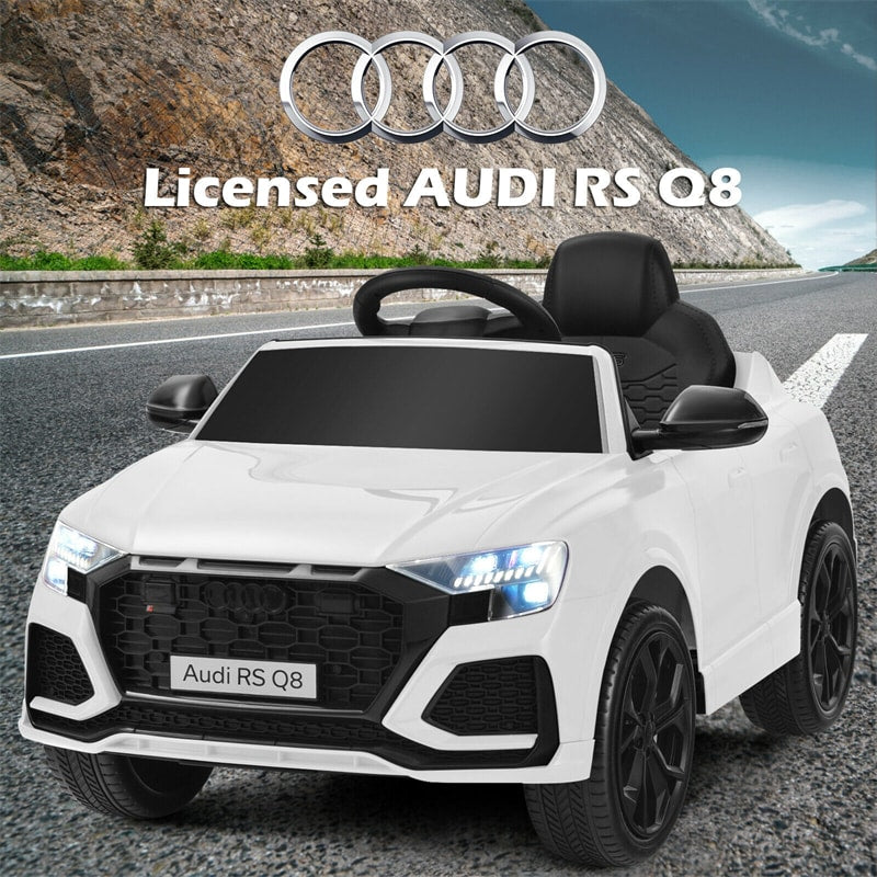 Licensed Audi Q8 12V Battery Powered Kids Ride On Car with Remote Control