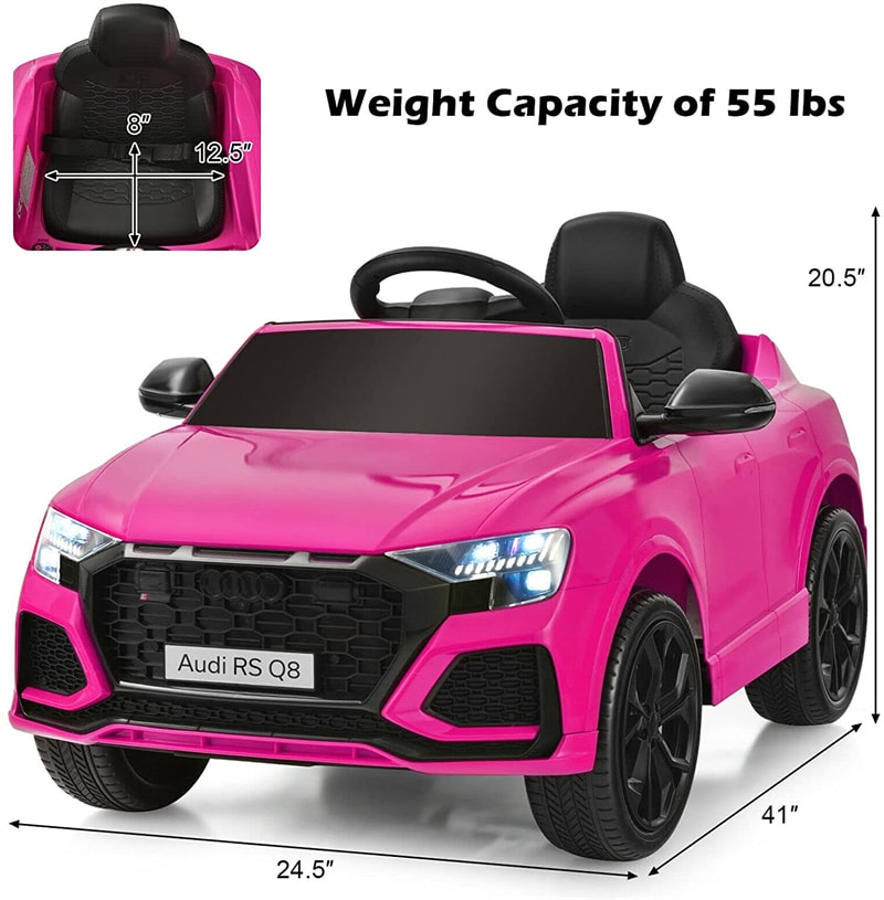 Licensed Audi Q8 12V Battery Powered Kids Ride On Car with Remote Control