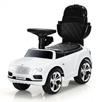 Licensed Bentley Kids Push Car With Removable Canopy