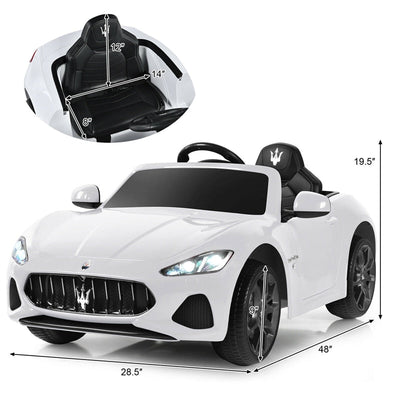 Licensed Maserati GranCabrio 12V Battery Powered Kids Ride On Car w/ Remote Control