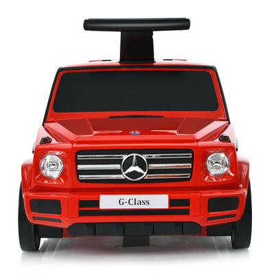 2 in 1 Licensed Mercedes Benz Sliding Car Kids Ride On Suitcase Travel Luggage with Wheels for Boys Girls