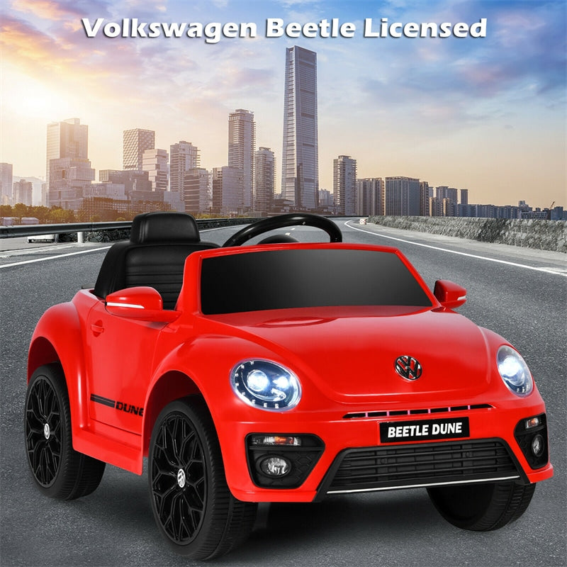 12V battery powered child ride in car with remote control licensed Volkswagen Beetle