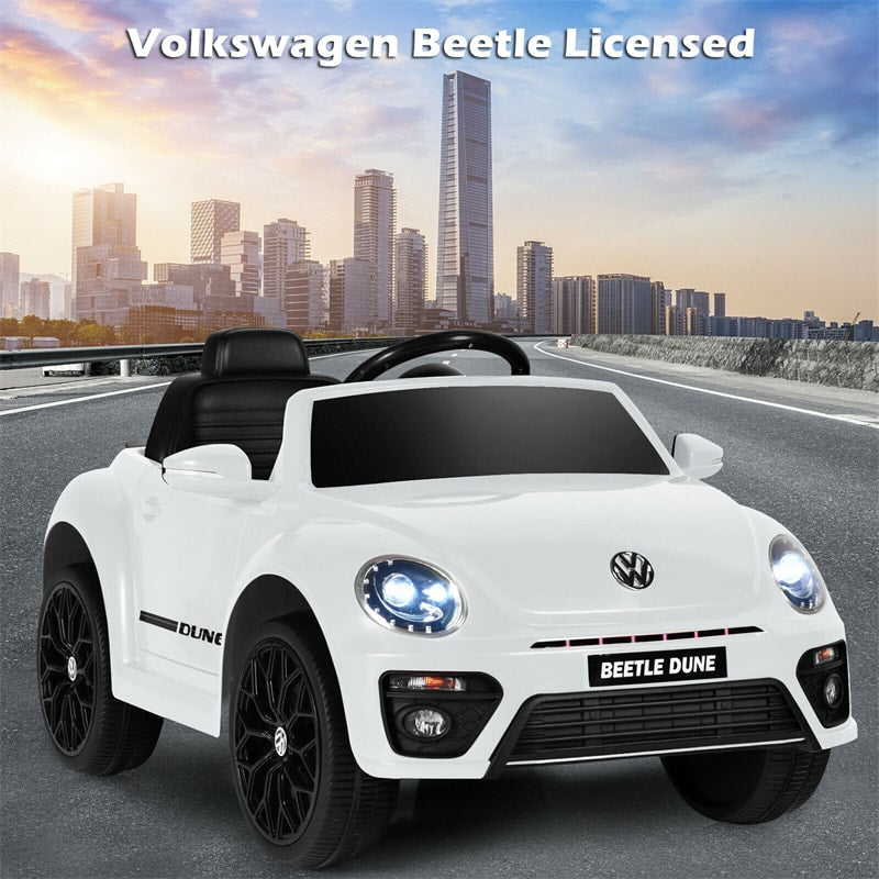 12V battery powered child ride in car with remote control licensed Volkswagen Beetle