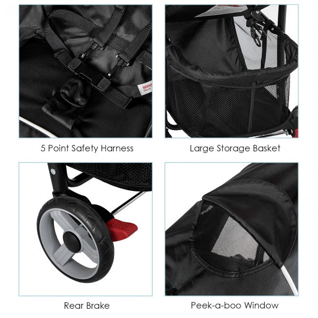 Lightweight Easy Fold Compact Travel Baby Stroller