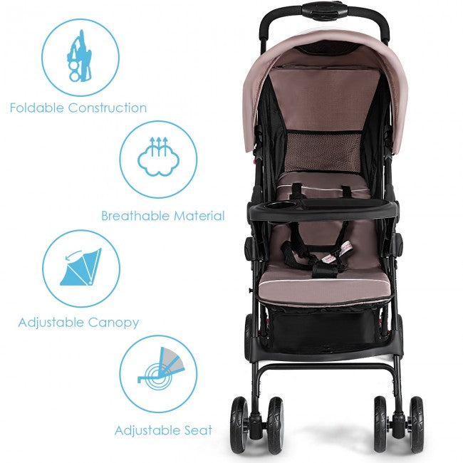 Lightweight Easy Fold Compact Travel Baby Stroller