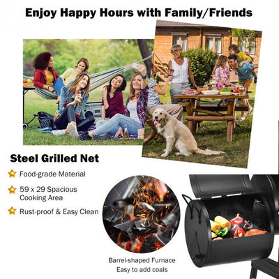 Outdoor Camping BBQ Grill Barbecue Pit Patio Cooker