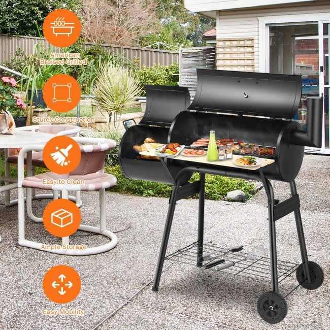 Outdoor Camping BBQ Grill Barbecue Pit Patio Cooker