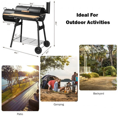 Outdoor Camping BBQ Grill Barbecue Pit Patio Cooker