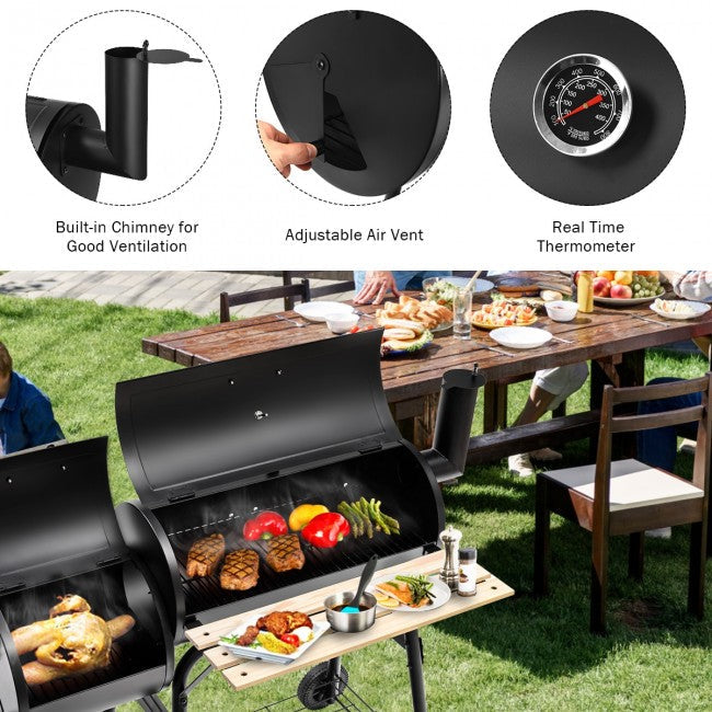 Outdoor Camping BBQ Grill Barbecue Pit Patio Cooker