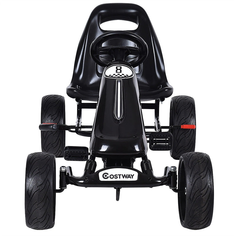 Outdoor Kids Pedal Go Kart Powered 4 Wheel Quad Off-Road Ride On Car w – Chairliving