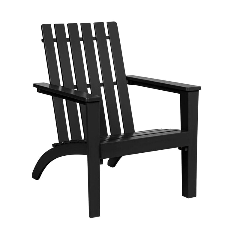 Outdoor Patio Acacia Wood Adirondack Chair All-Weather Resistant Lounge Chair