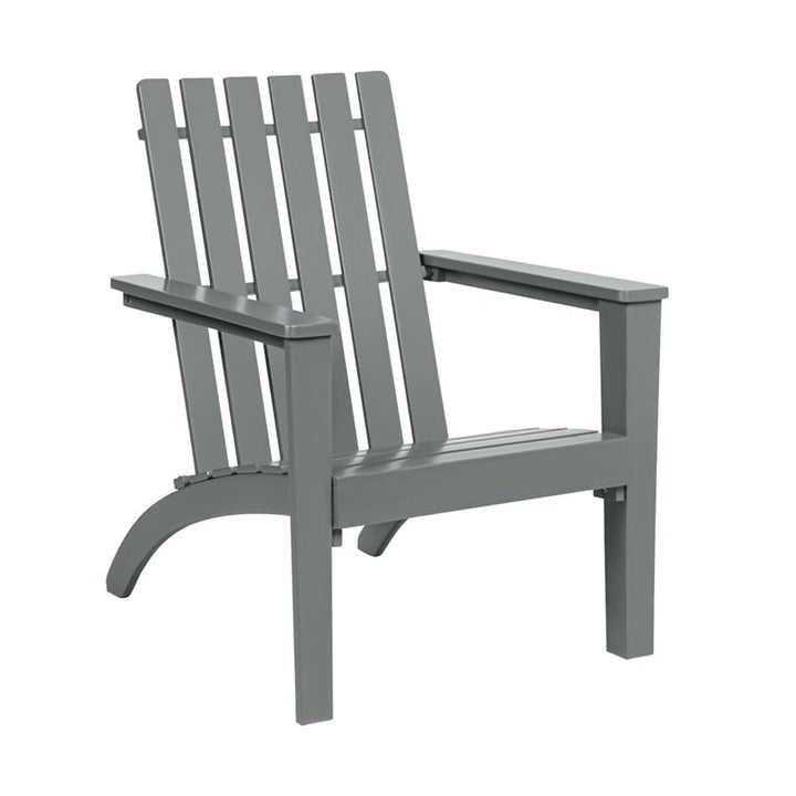 Outdoor Acacia Wood Adirondack Armchair Ergonomic Lounge Chair