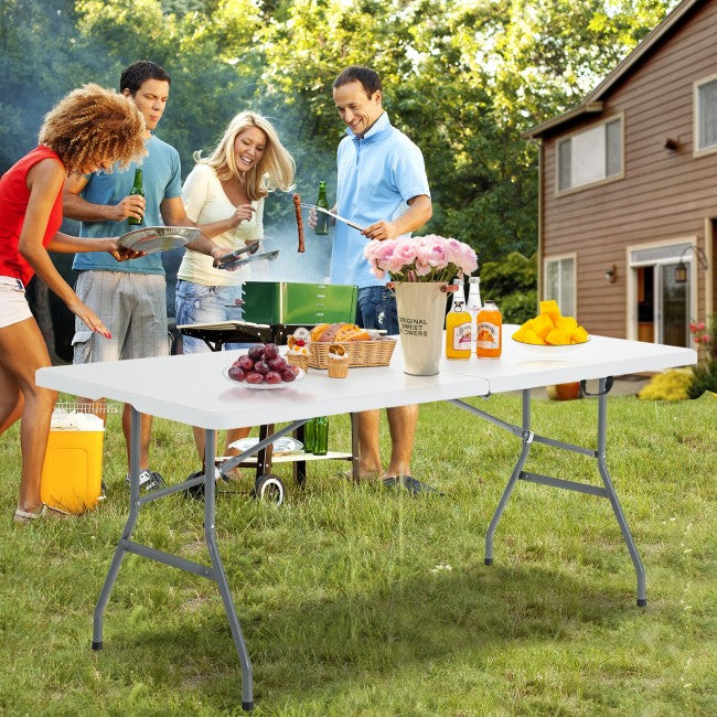 Outdoor Portable Folding Picnic Camping Table with Carrying Handle