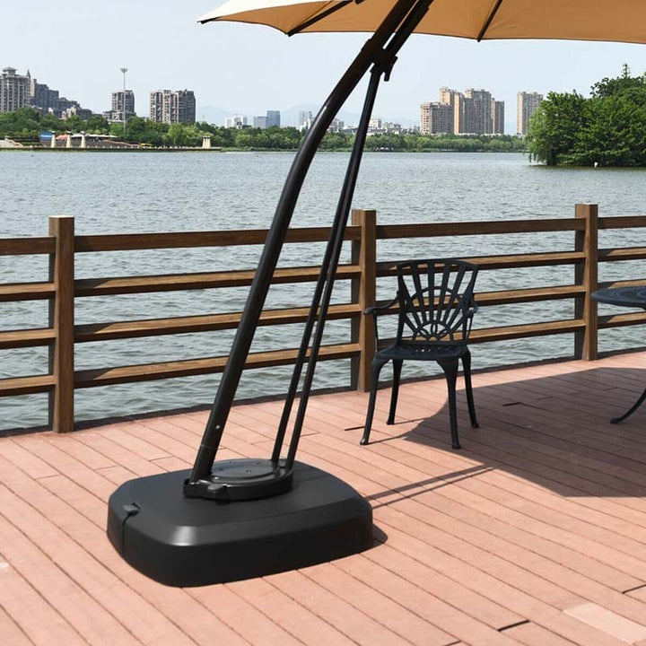 330 lbs Patio Cantilever Umbrella Base with Wheels