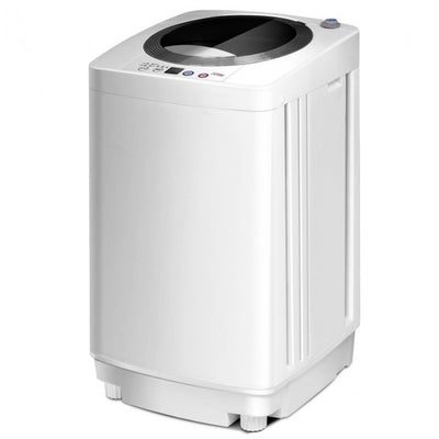 Portable 8 LBS Automatic Washing Machine Laundry Washer and Dryer Combo with Drain Pump