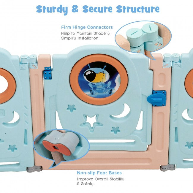 Portable Baby Playpen Kids Safety Activity Center Playard