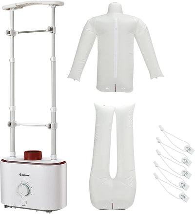 Portable Clothes Dryer 1050W Multifunctional Inflatable Clothes Drying and Ironing Machine Automatic Garment Steamer Iron Rack with Timer