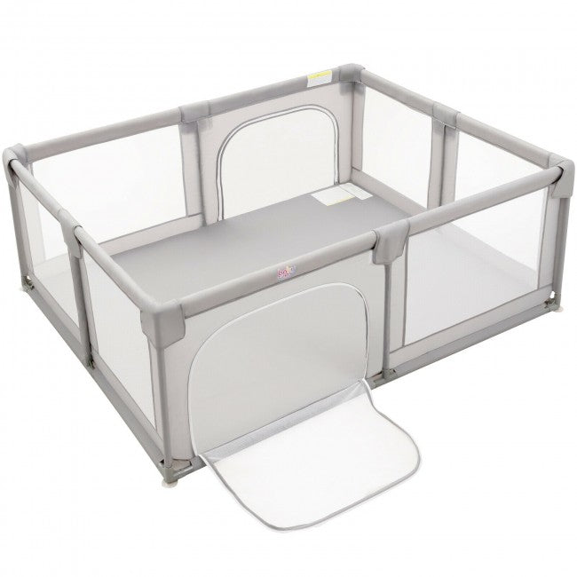 Portable Playpen for Babies with Gate