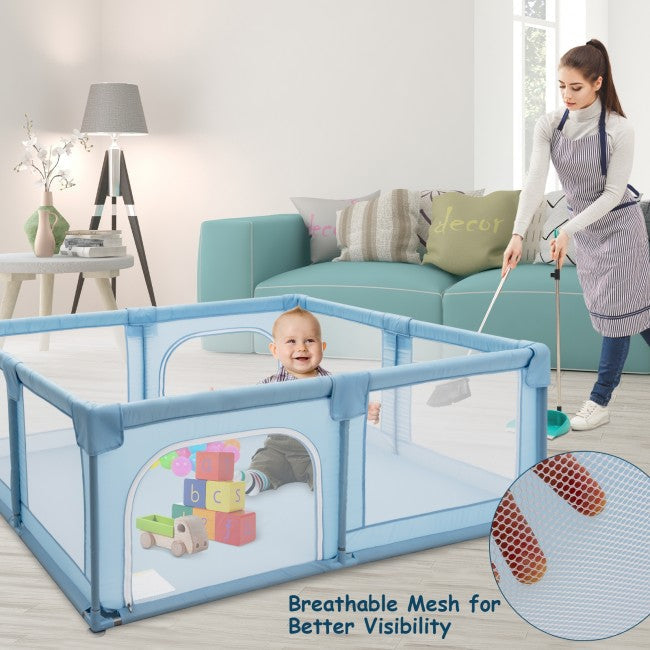 Portable Playpen for Babies with Gate