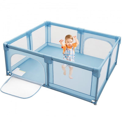 Portable Playpen for Babies with Gate