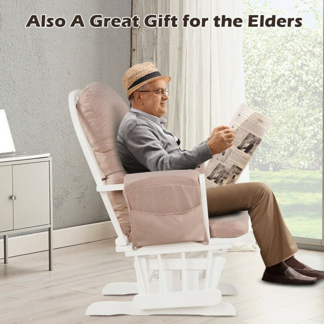 Wood baby rocker 2025 chair