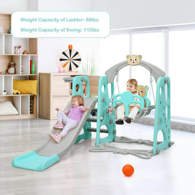 Toddler Swing and Slide Set for Backyard