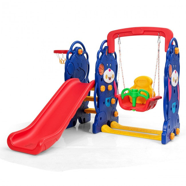 Toddler Swing and Slide Set for Backyard Indoor Outdoor