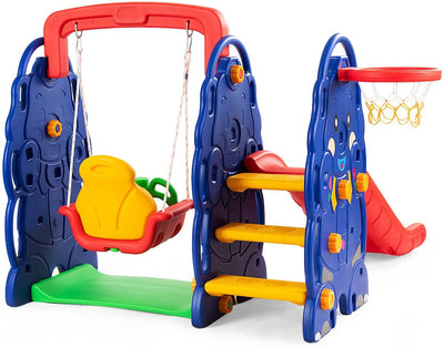 Toddler Swing and Slide Set for Backyard Indoor Outdoor