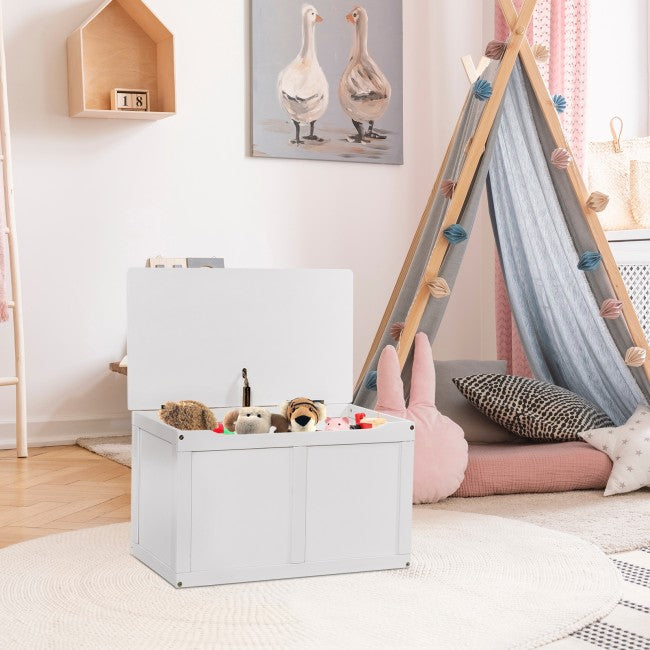 Toy Chest Kids Wooden Storage Bench