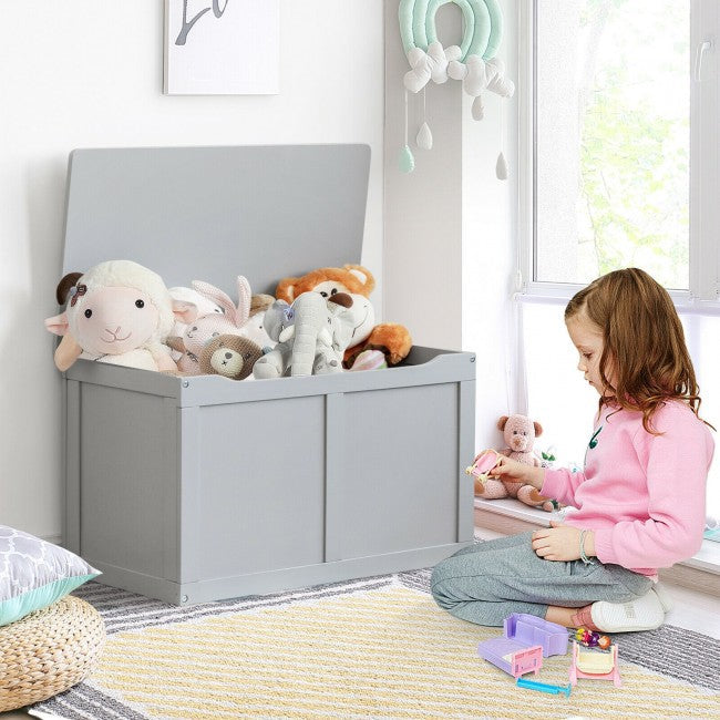 Toy Chest Kids Wooden Storage Bench