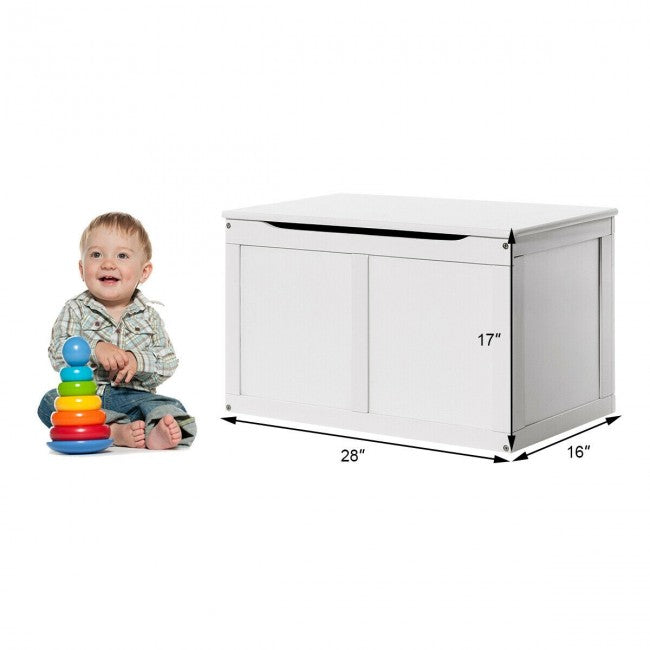 Toy Chest Kids Wooden Storage Bench