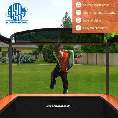 6FT Kids Entertaining Combo Bounce Trampoline with Swing and Enclosure Safety Net