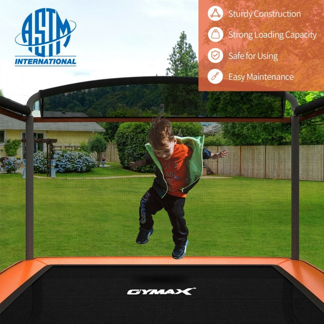 6FT Kids Entertaining Combo Bounce Trampoline with Swing and Enclosure Safety Net