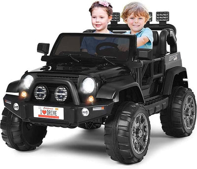 12V Battery Powered Truck Electric 2 Seater Kids Ride On Car with Parental Remote Control-Canada Only